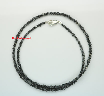 Beautiful Black Diamond Beads | AAA Quality Faceted Loose Gems for Retro & Crystal Necklaces | Unique Vintage Jewelry Craft Supplies