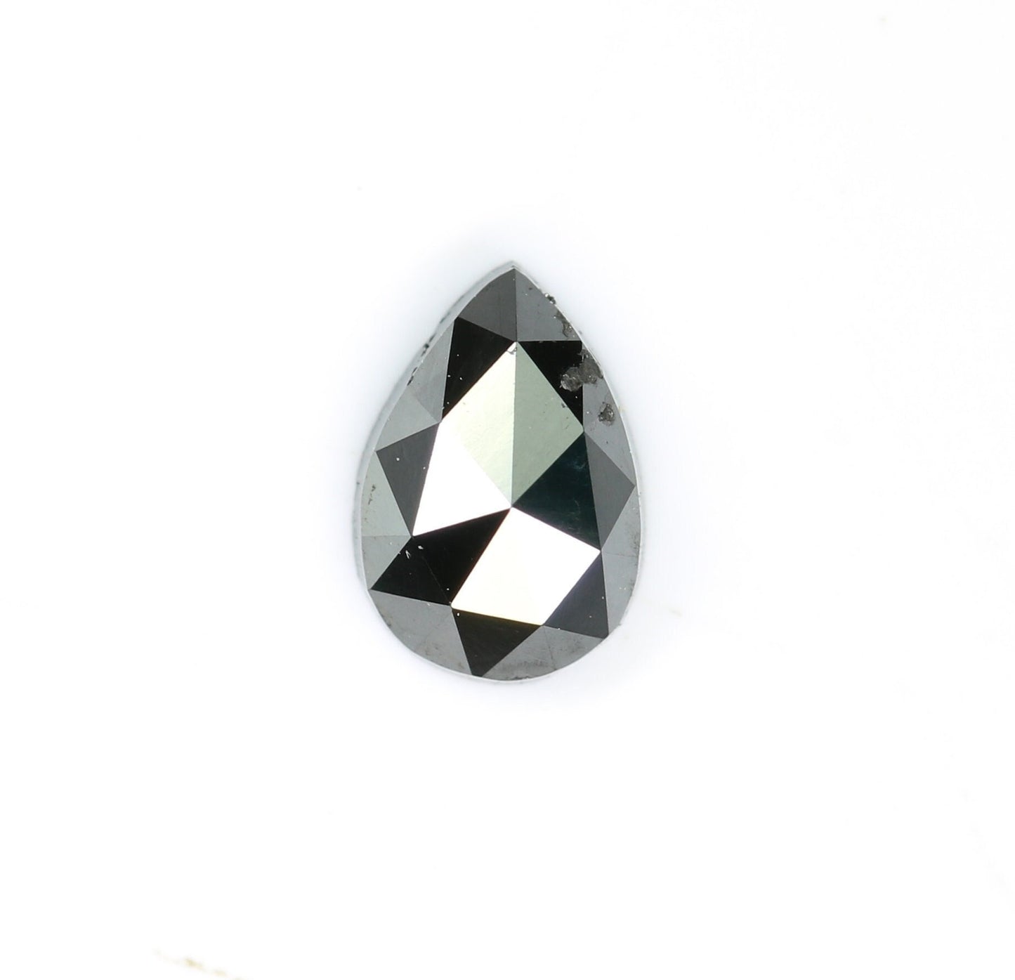 0.50 CT Black Pear Cut Real Loose Polished Diamond For Engagement/Wedding Ring ll GIft For Wife ll Gift For Girlfriend ll Gift For Daughter