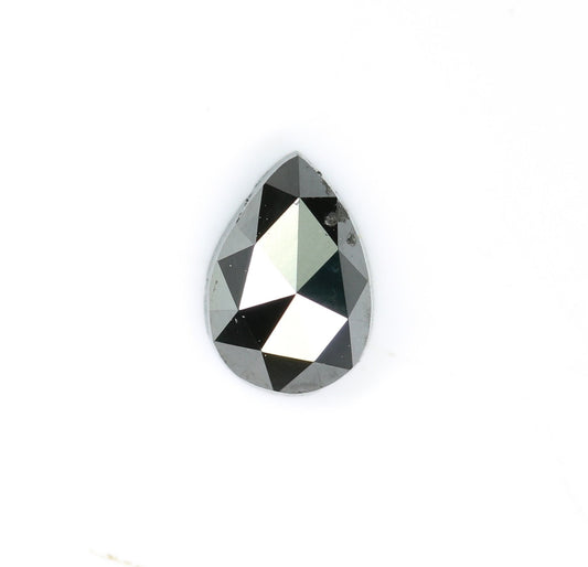 0.50 CT Black Pear Cut Real Loose Polished Diamond For Engagement/Wedding Ring ll GIft For Wife ll Gift For Girlfriend ll Gift For Daughter