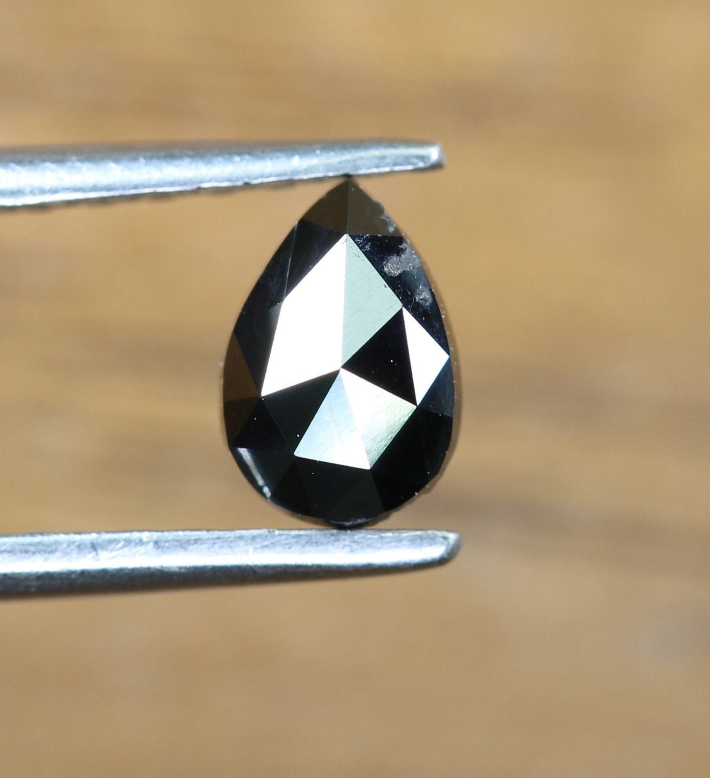 0.50 CT Black Pear Cut Real Loose Polished Diamond For Engagement/Wedding Ring ll GIft For Wife ll Gift For Girlfriend ll Gift For Daughter
