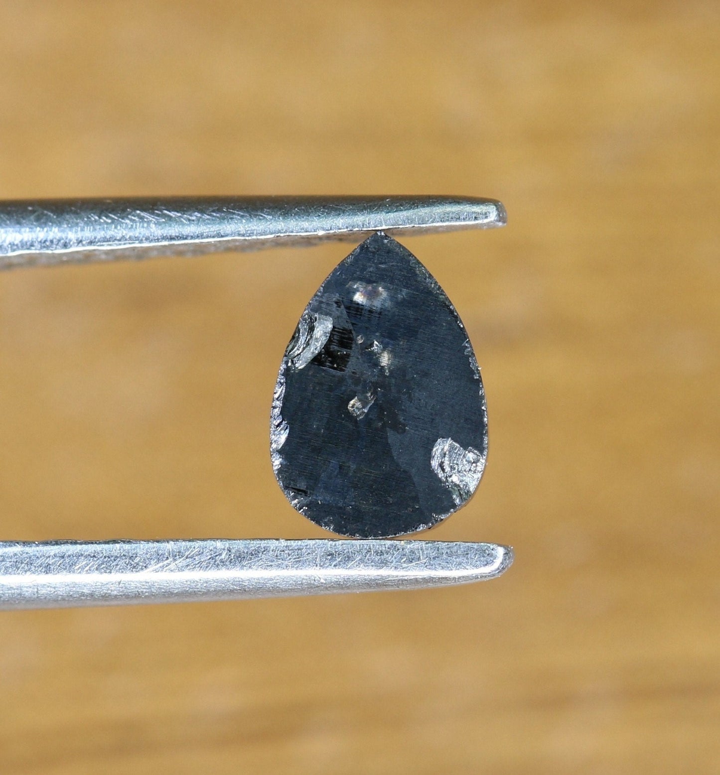 0.45 CT Pear Black Diamond For Engagement RingFor Gold Ring Diamonds