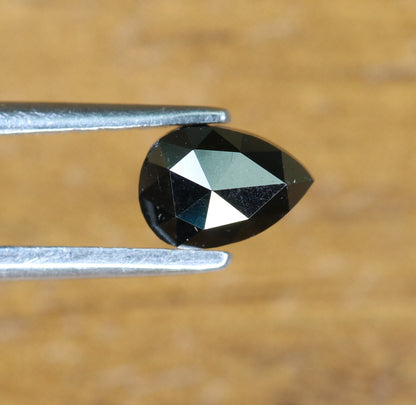 0.45 CT Pear Black Diamond For Engagement RingFor Gold Ring Diamonds