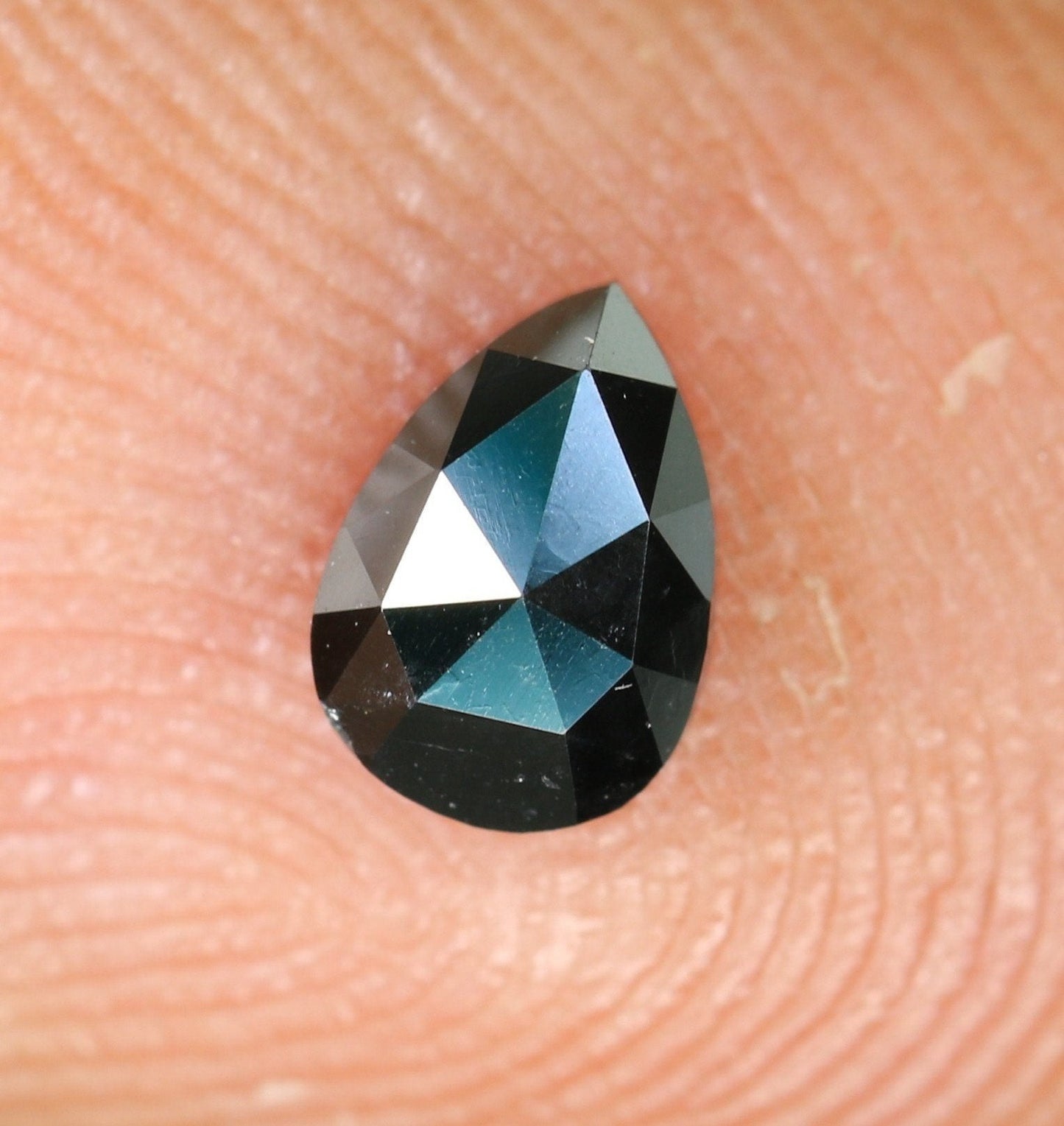 0.45 CT Pear Black Diamond For Engagement RingFor Gold Ring Diamonds