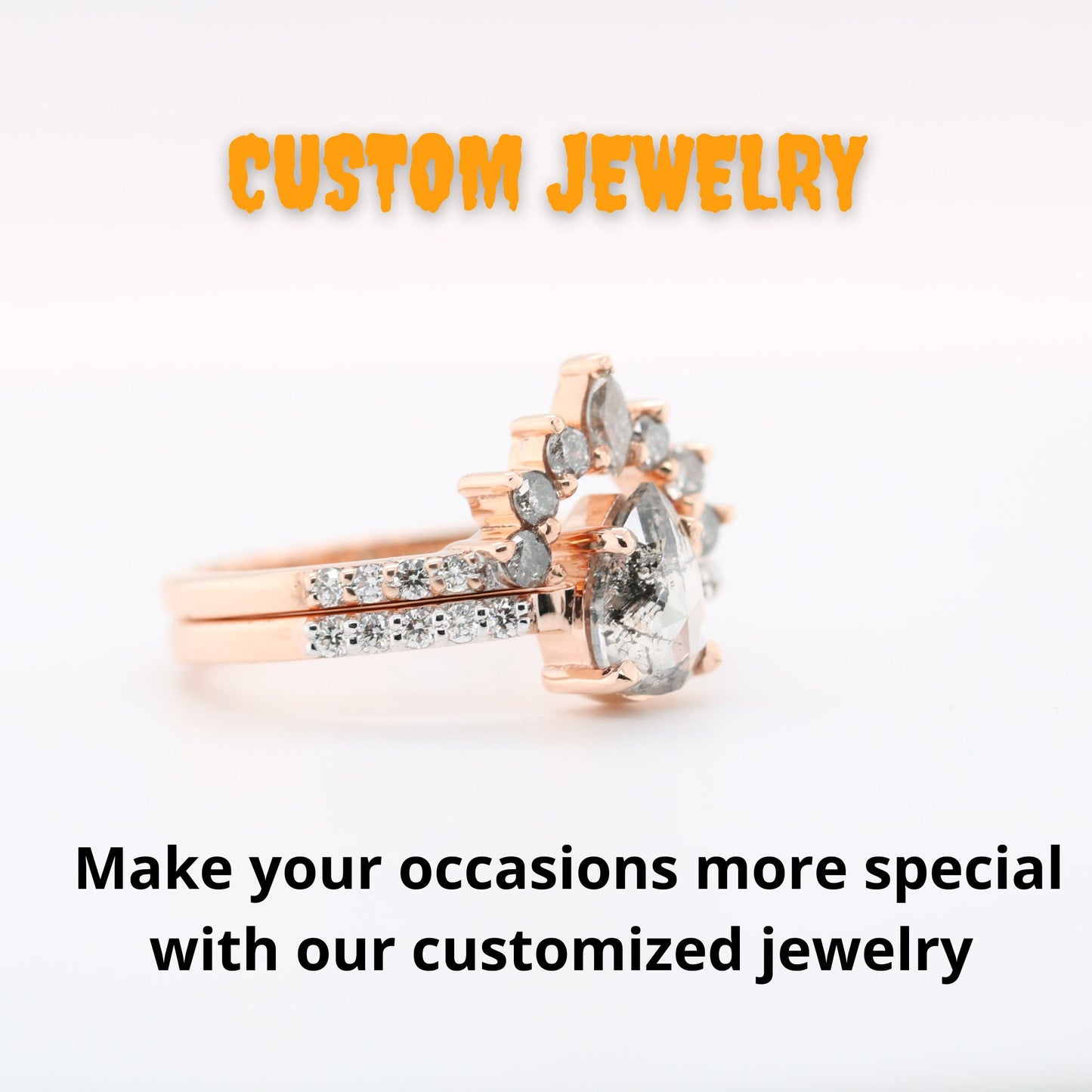 0.50 CT Black Pear Cut Real Loose Polished Diamond For Engagement/Wedding Ring ll GIft For Wife ll Gift For Girlfriend ll Gift For Daughter