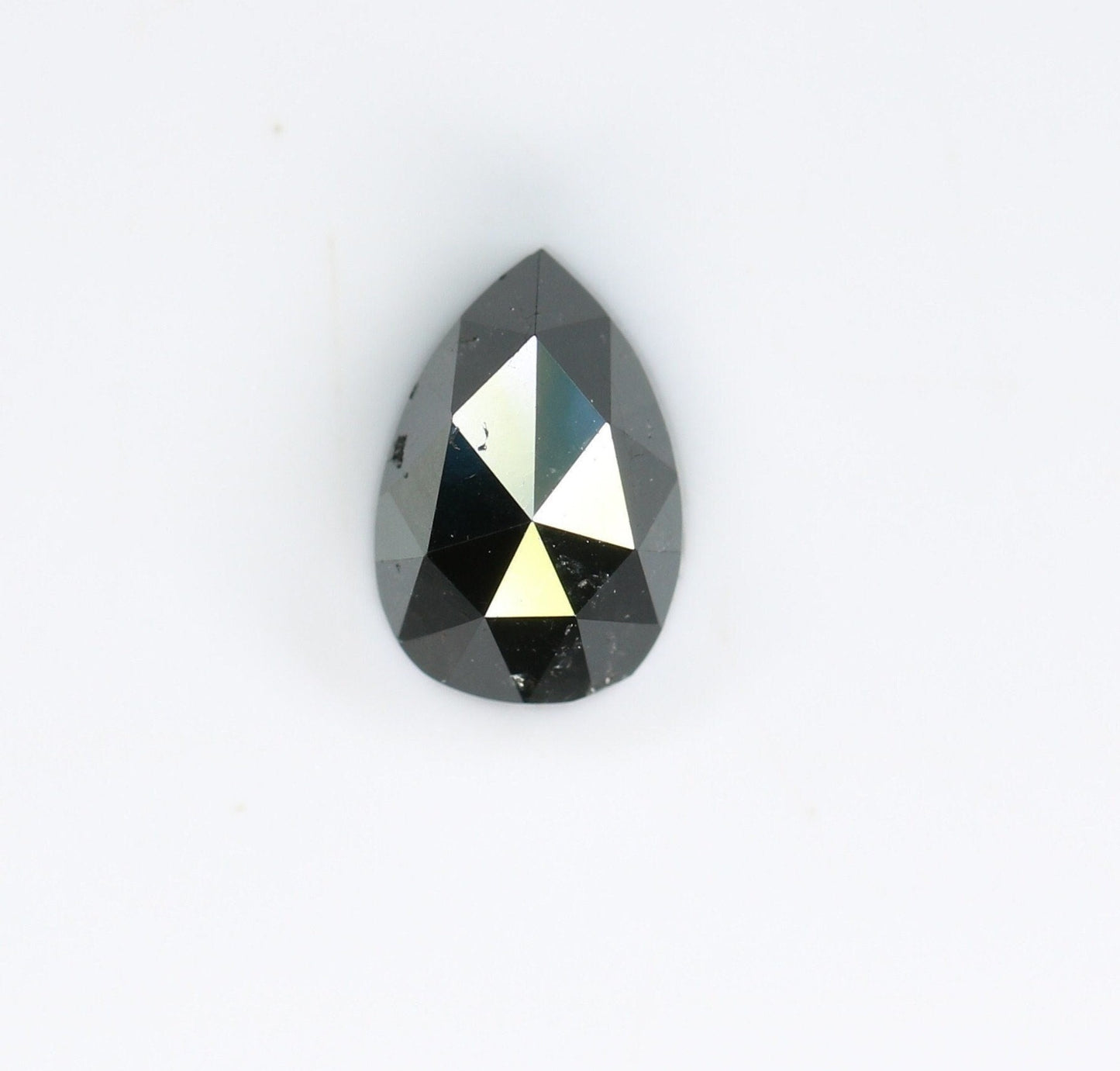 0.63 CT Black Pear Cut Real Loose Diamond For Wedding Pendant ll Gift For Wife ll Gift For Mom ll Gift For Best Friend ll Gift For Fiancé