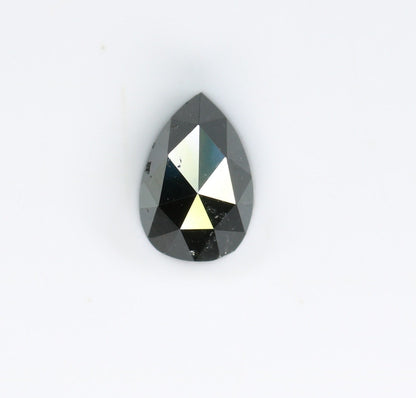 0.63 CT Black Pear Cut Real Loose Diamond For Wedding Pendant ll Gift For Wife ll Gift For Mom ll Gift For Best Friend ll Gift For Fiancé
