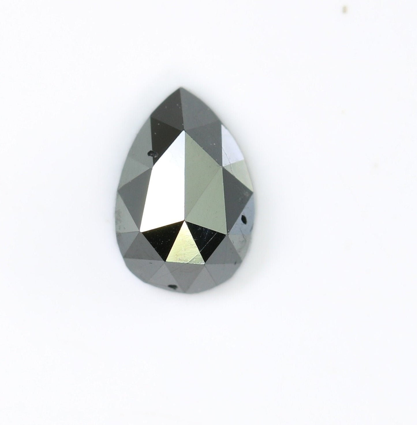 0.51 CT Black Pear Diamond For Engagement RingFor Gold Ring Diamonds