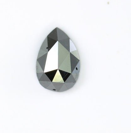 0.51 CT Black Pear Diamond For Engagement RingFor Gold Ring Diamonds