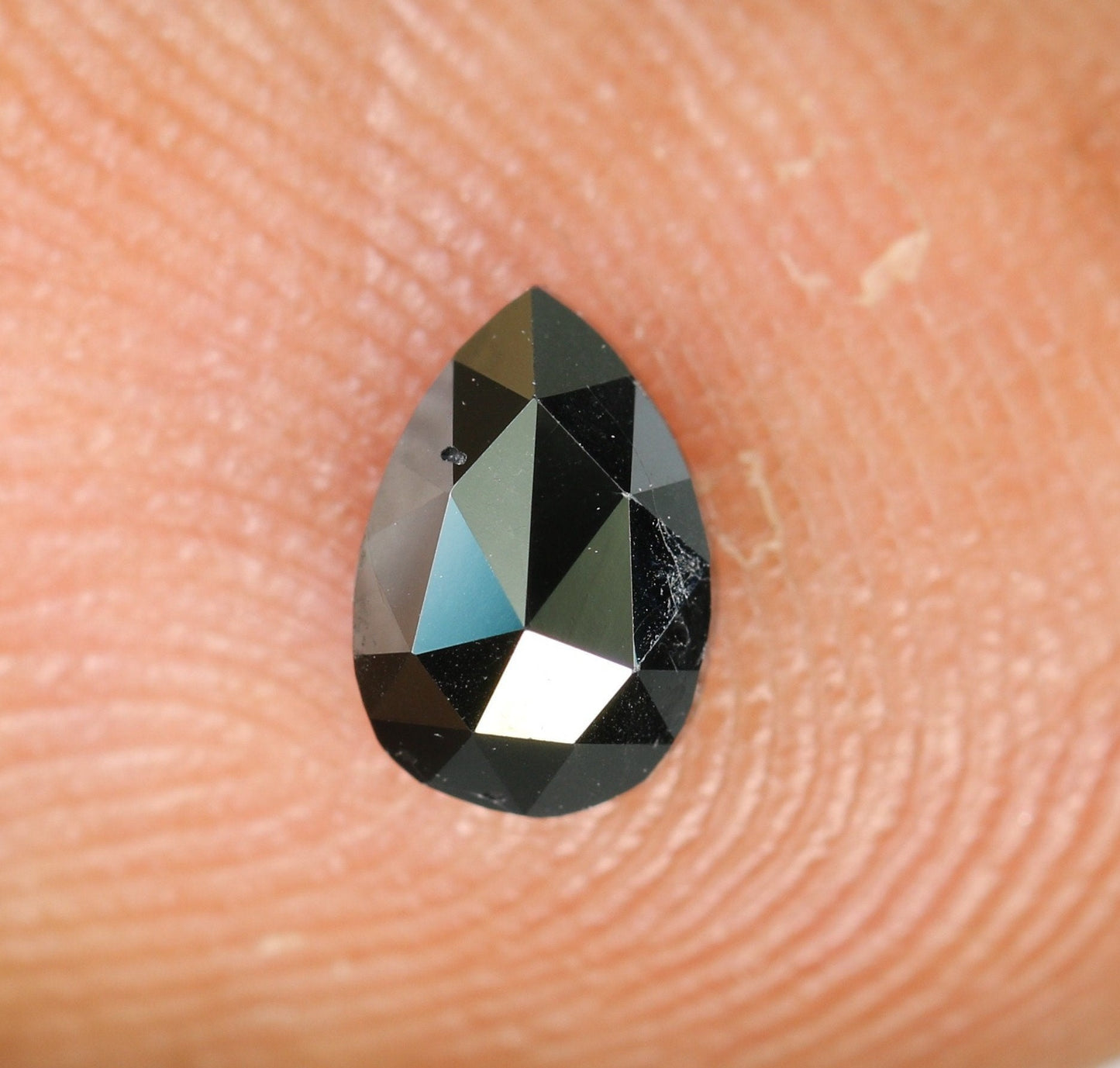 0.51 CT Black Pear Diamond For Engagement RingFor Gold Ring Diamonds