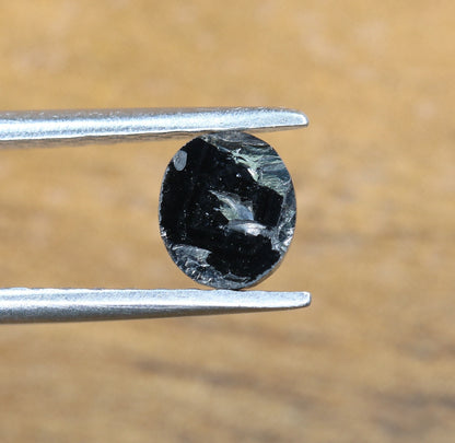 0.42 CT Black Oval Diamond 5.40 MM - Elegant Pendant or Necklace, Ideal Christmas Gift for Her & Unique Diamond Jewelry Piece