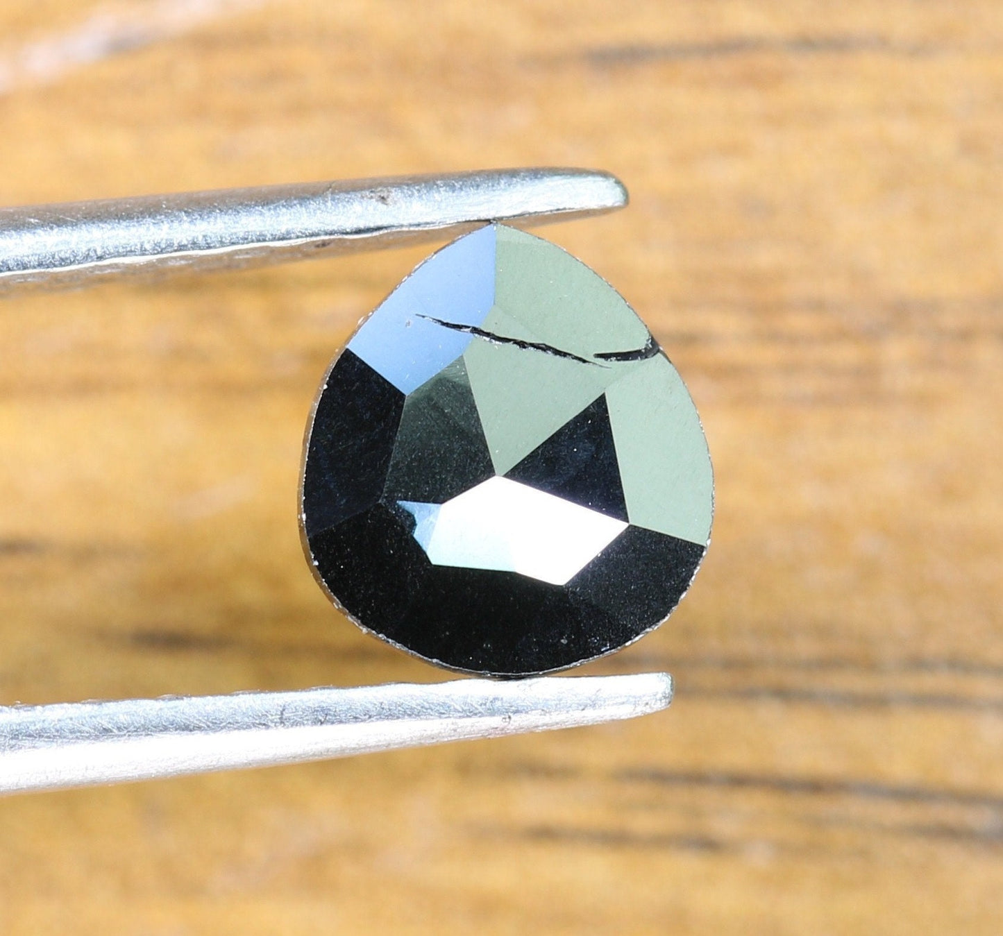 0.37 CT Black Pear Cut Diamond For Engagement/Wedding Ring ll Gift For Wife ll Gift For Girlfriend ll Gift For Mother ll Gift For Daughter