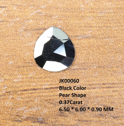 0.37 CT Black Pear Cut Diamond For Engagement/Wedding Ring ll Gift For Wife ll Gift For Girlfriend ll Gift For Mother ll Gift For Daughter