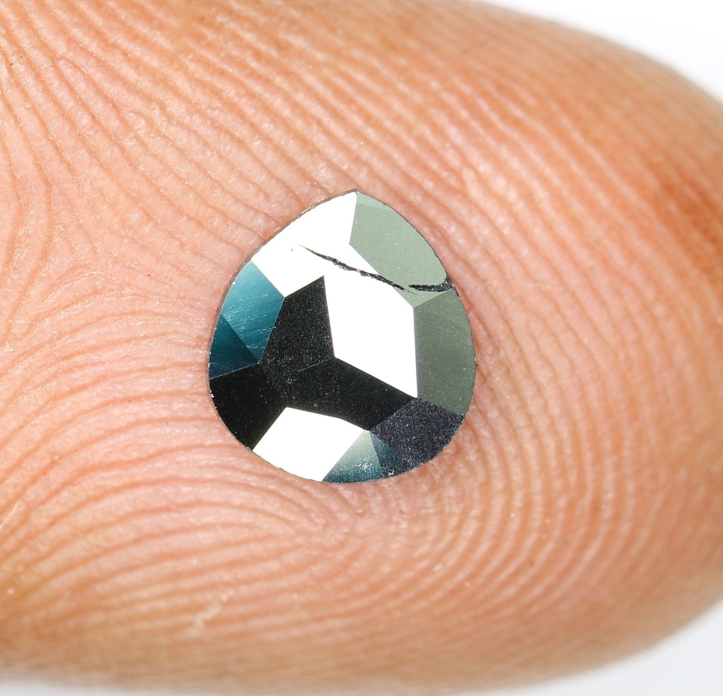 0.37 CT Black Pear Cut Diamond For Engagement/Wedding Ring ll Gift For Wife ll Gift For Girlfriend ll Gift For Mother ll Gift For Daughter