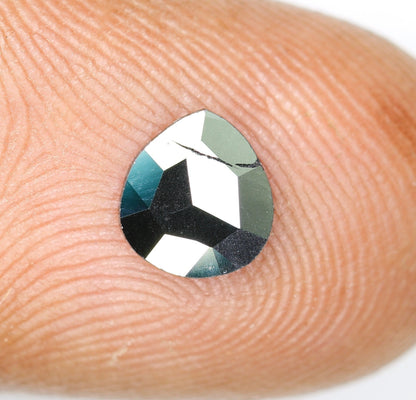 0.37 CT Black Pear Cut Diamond For Engagement/Wedding Ring ll Gift For Wife ll Gift For Girlfriend ll Gift For Mother ll Gift For Daughter