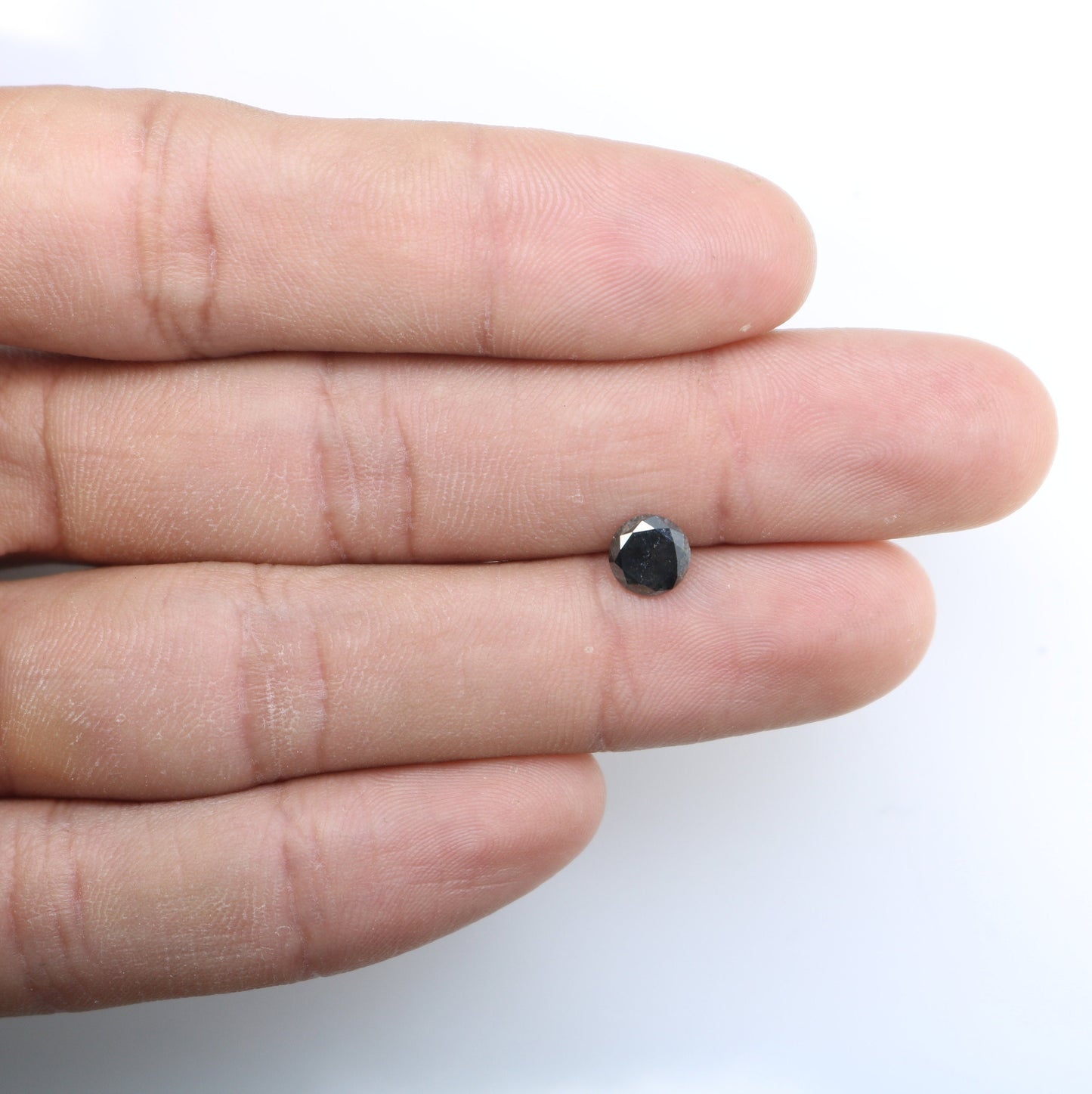 1.14 CT Natural Black Salt and Pepper Round Diamond RingFor Gold Ring Diamonds