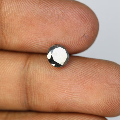 1.14 CT Natural Black Salt and Pepper Round Diamond RingFor Gold Ring Diamonds