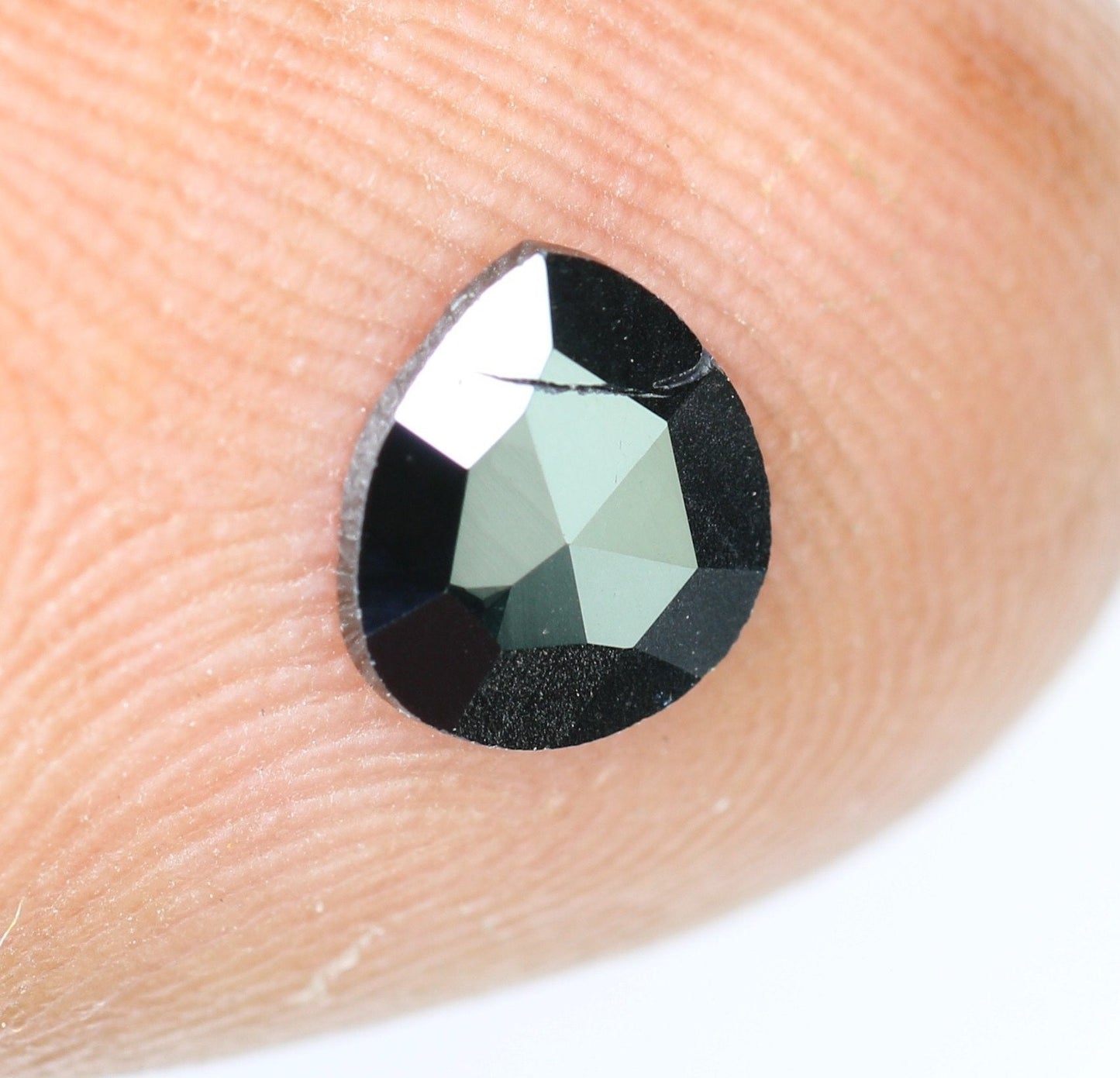 0.37 CT Black Pear Cut Diamond For Engagement/Wedding Ring ll Gift For Wife ll Gift For Girlfriend ll Gift For Mother ll Gift For Daughter