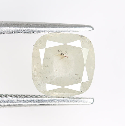 1.05 CT Natural Salt and Pepper Cushion Cut Diamond - Ideal for Engagement Rings, Earrings & Pendants, Wholesale Jewelry for Unique Designs