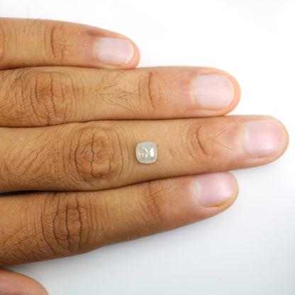 1.05 CT Natural Salt and Pepper Cushion Cut Diamond - Ideal for Engagement Rings, Earrings & Pendants, Wholesale Jewelry for Unique Designs