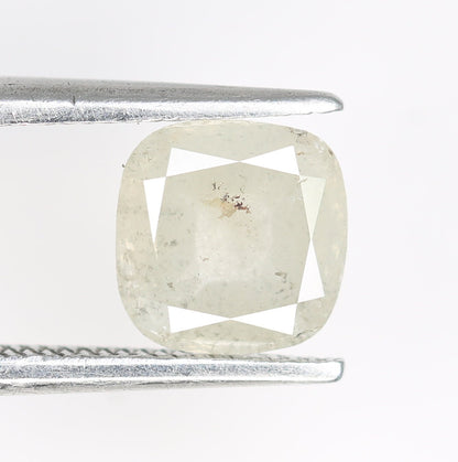 1.05 CT Natural Salt and Pepper Cushion Cut Diamond - Ideal for Engagement Rings, Earrings & Pendants, Wholesale Jewelry for Unique Designs
