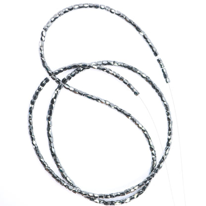 Natural Raw Black Diamond Beads | One-of-a-Kind Art Deco & Retro Necklace | Unique Vintage Jewelry Handmade Craft Supplies for Women