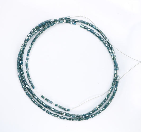12.0 CT Natural Raw Rough Diamond Beads | AAA Faceted Loose Gems for Artisan Jewelry | Perfect for Crystal Necklaces & Boho Chic Designs