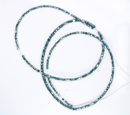 12.0 CT Natural Raw Rough Diamond Beads | AAA Faceted Loose Gems for Artisan Jewelry | Perfect for Crystal Necklaces & Boho Chic Designs