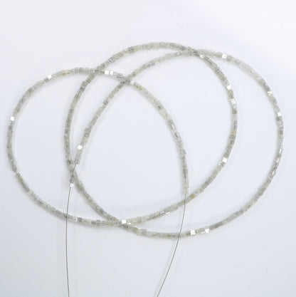 9.32 CT Natural Raw Rough Diamond Beads | Faceted Loose Gems for Artisan Vintage Necklaces | Unique Crystal Jewelry Making & DIY Craft