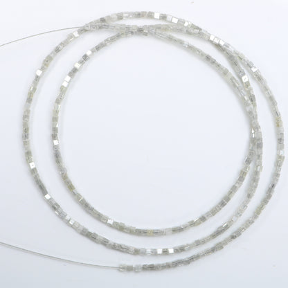 9.32 CT Natural Raw Rough Diamond Beads | Faceted Loose Gems for Artisan Vintage Necklaces | Unique Crystal Jewelry Making & DIY Craft