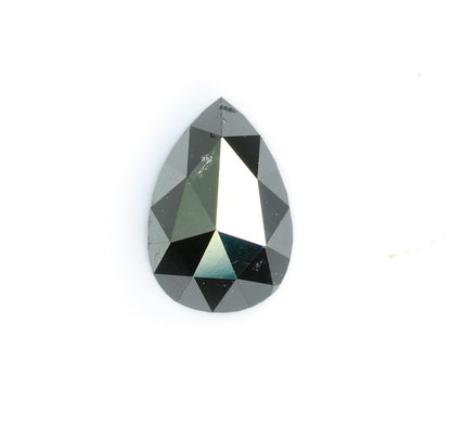 0.48 CT Black Pear Cut Real Diamond For Wedding/Engagement Ring ll Gift For HerFor Gold Ring Diamonds