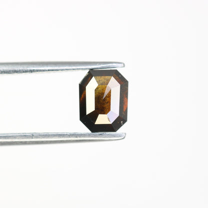 Fancy Brown Salt and Pepper Emerald Shape Diamond - Natural Loose Emerald Cut Diamond - Ideal for Emerald Engagement Ring