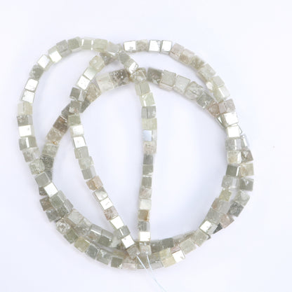 60.24 CT Natural Raw Rough Diamond Beads | Premium Faceted Loose Gems for Artisan Vintage Necklaces | Ideal for Crystal Jewelry & DIY
