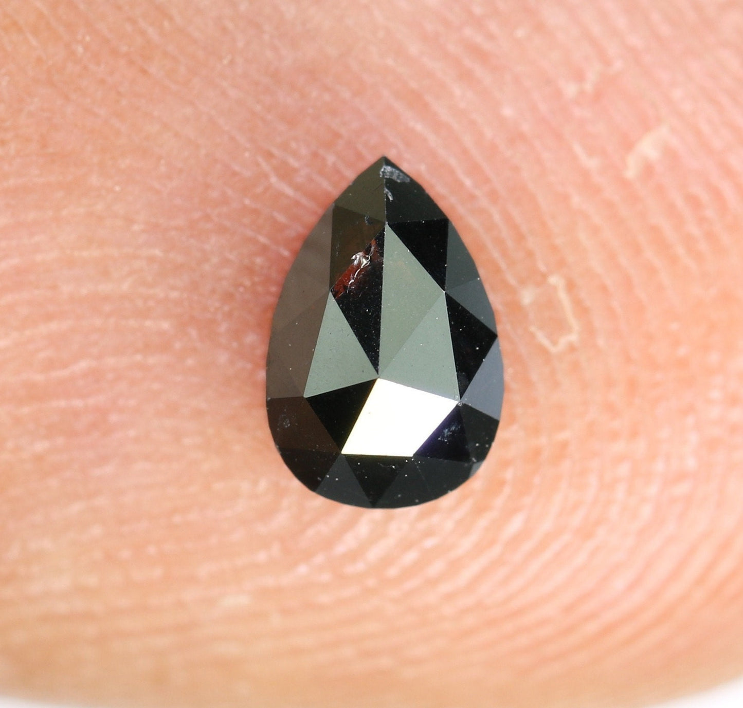 0.48 CT Black Pear Cut Real Diamond For Wedding/Engagement Ring ll Gift For HerFor Gold Ring Diamonds