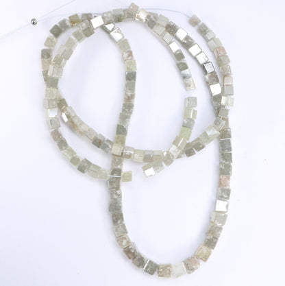 60.24 CT Natural Raw Rough Diamond Beads | Premium Faceted Loose Gems for Artisan Vintage Necklaces | Ideal for Crystal Jewelry & DIY