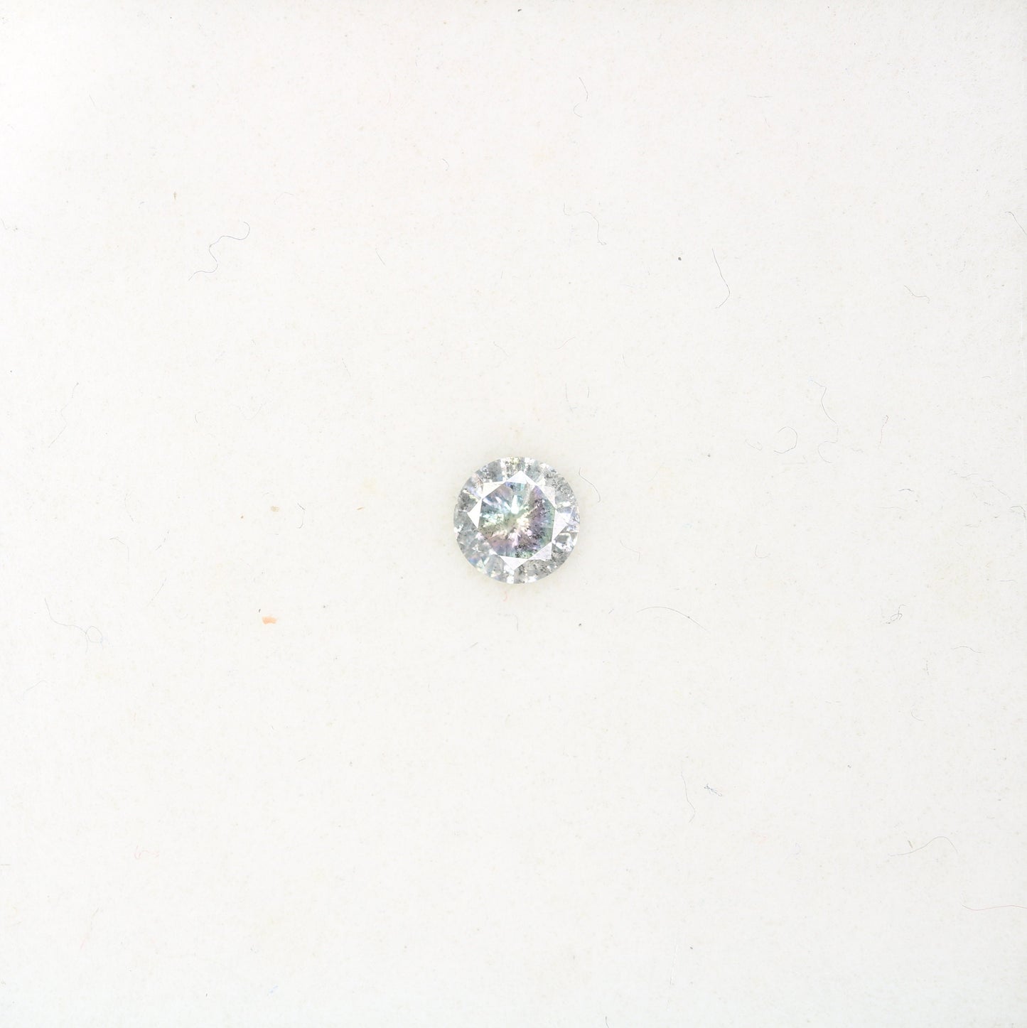 0.19 CT Natural Salt and Pepper Diamond - Round Brilliant Cut - Unique Design For Ring, Earring, Necklace Jewellery Making Diamonds