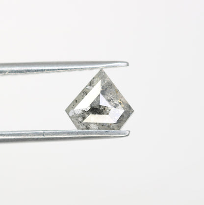 0.77 CT Salt and Pepper Natural Loose Diamond, Pentagon Cut For handmade necklace pendant, diamond bracelet Wedding & Engagement Gold Ring
