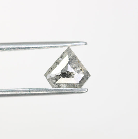 0.77 CT Salt and Pepper Natural Loose Diamond, Pentagon Cut For handmade necklace pendant, diamond bracelet Wedding & Engagement Gold Ring