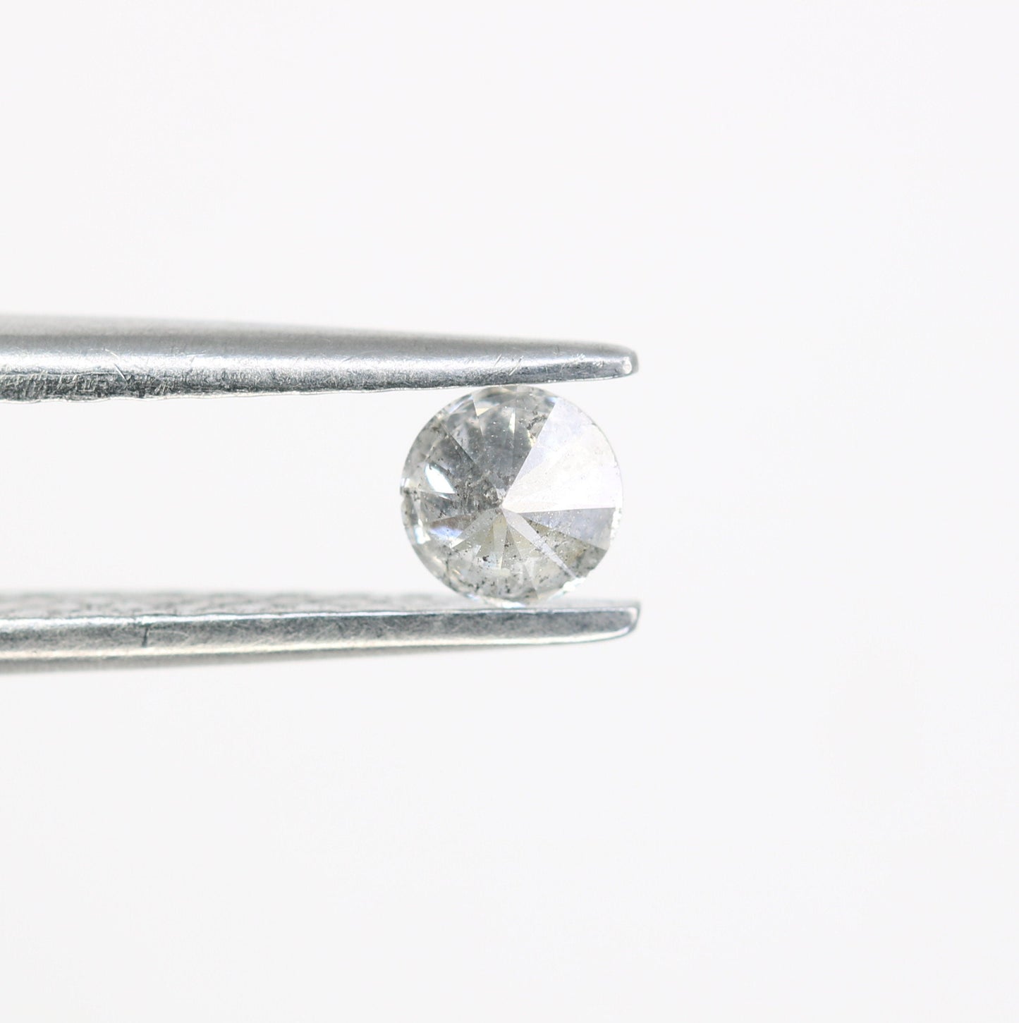 0.19 CT Natural Salt and Pepper Diamond - Round Brilliant Cut - Unique Design For Ring, Earring, Necklace Jewellery Making Diamonds