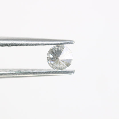 0.19 CT Natural Salt and Pepper Diamond - Round Brilliant Cut - Unique Design For Ring, Earring, Necklace Jewellery Making Diamonds