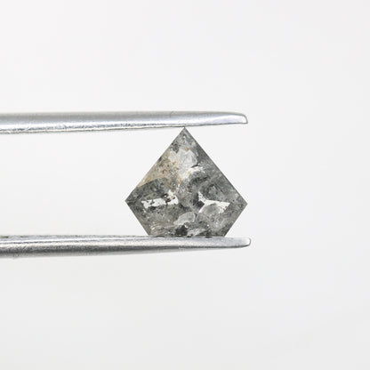 0.77 CT Salt and Pepper Natural Loose Diamond, Pentagon Cut For handmade necklace pendant, diamond bracelet Wedding & Engagement Gold Ring