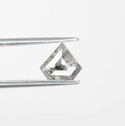 0.77 CT Salt and Pepper Natural Loose Diamond, Pentagon Cut For handmade necklace pendant, diamond bracelet Wedding & Engagement Gold Ring