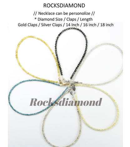 Natural Raw Rough Diamond Beads | Faceted Loose Gems for One-of-a-Kind Vintage Necklaces & Crystal Jewelry | DIY Craft Supplies for Women