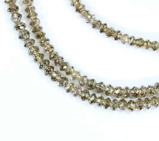 Natural Raw Rough Diamond Beads | Faceted Loose Gems for Unique Vintage Necklaces & Crystal Jewelry | DIY Craft Supplies for Women