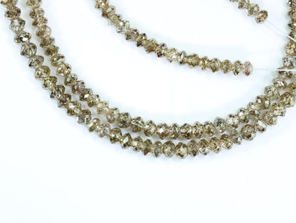 Natural Raw Rough Diamond Beads | Faceted Loose Gems for Unique Vintage Necklaces & Crystal Jewelry | DIY Craft Supplies for Women