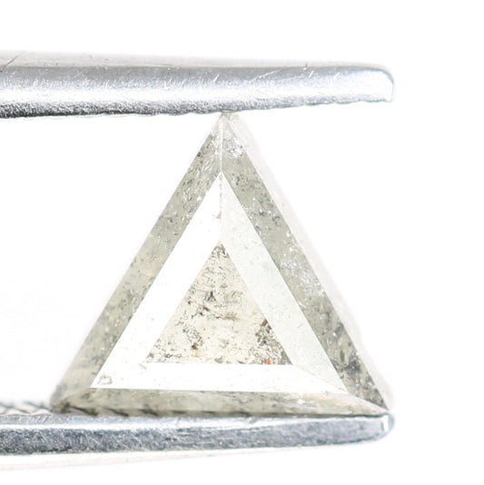 Salt and Pepper Triangle Cut Diamond, Natural Loose Unique Diamonds, For bracelet & pendant necklace, handmade Victorian jewelry women gift