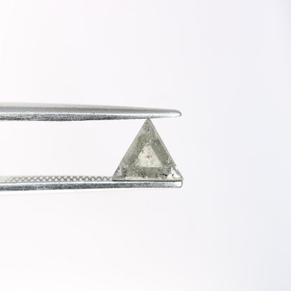 Salt and Pepper Triangle Cut Diamond, Natural Loose Unique Diamonds, For bracelet & pendant necklace, handmade Victorian jewelry women gift