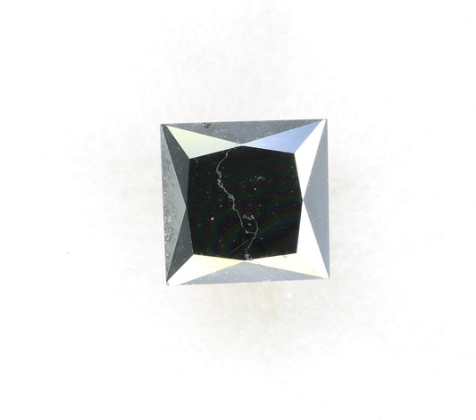 1.34 Carat Princess Cut Black Diamond For Wedding/Engagement RingFor Gold Ring Diamonds