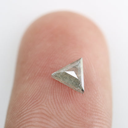 Salt and Pepper Triangle Cut Diamond, Natural Loose Unique Diamonds, For bracelet & pendant necklace, handmade Victorian jewelry women gift