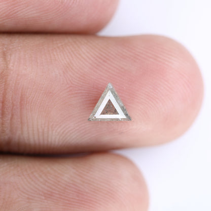Salt and Pepper Triangle Cut Diamond, Natural Loose Unique Diamonds, For bracelet & pendant necklace, handmade Victorian jewelry women gift
