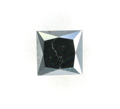 1.34 Carat Princess Cut Black Diamond For Wedding/Engagement RingFor Gold Ring Diamonds